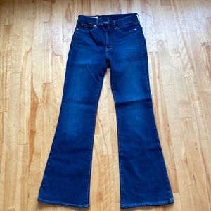 GAP flare high rise jeans